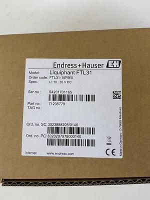 Endress Hauser FTL31-15R9/0 ट्यूनिंग फोर्क लेवल स्विच