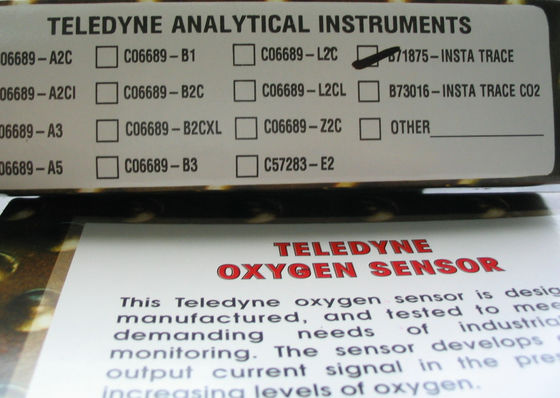 B71875 INSTA TRACE TELEDYNE ऑक्सीजन विश्लेषकों के लिए ईंधन सेल
