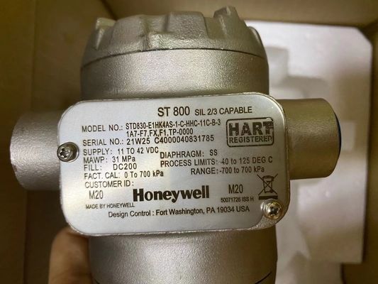 STD830 स्मार्टलाइन अंतर दबाव HONEYWELL ट्रांसमीटर STD830-E1HK4AS-1C-HHC-11C-B-31A7-F7 FX F1 TP-0000