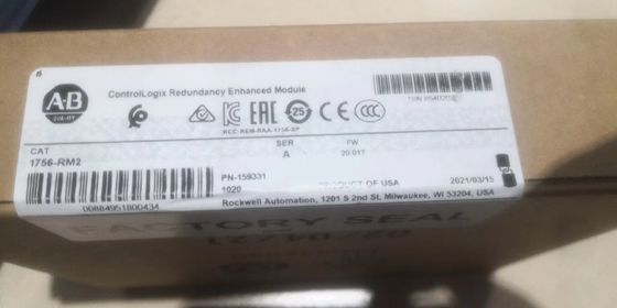 1756-RM2 ALLEN BRADLEY पीएलसी उत्पाद नियंत्रण लॉजिक रिडंडेंसी मॉड्यूल