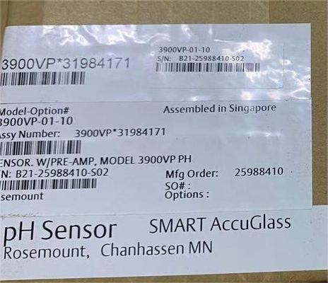 3900VP-01-10 3900 सामान्य प्रयोजन Emerson Rosemount PH ORP सेंसर