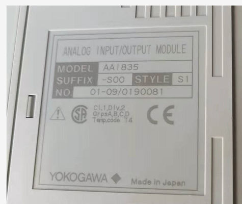 Yokogawa AAI835-S00 एनालॉग इनपुट/आउटपुट मॉड्यूल बिना विस्फोट सुरक्षा के