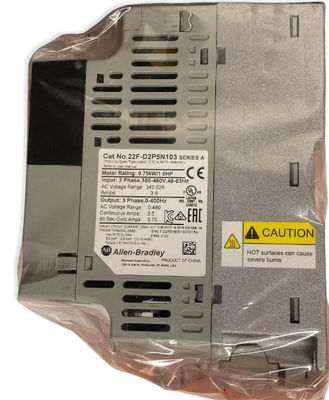 22F-D2P5N103 ALLEN BRADLEY पावरफ्लेक्स 4M- 0.75 kW (1 HP) एसी ड्राइव