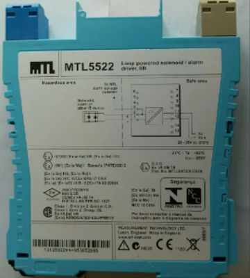 MTL5522 MTL उपकरण सोलेनोइड / अलार्म ड्राइवर चैनलों की संख्या एक