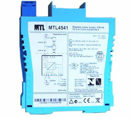 MTL4541 MTL उपकरण दोहरानेवाला बिजली की आपूर्ति 4/20mA HART 2 या 3 तार ट्रांसमीटर