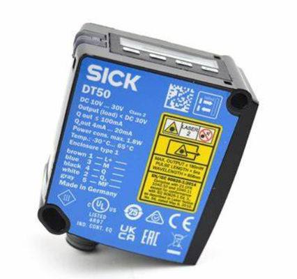 SICK DT50-P1113 लेजर दूरी सेंसर Dx50 एलसी डिस्प्ले, 2 X एलईडी