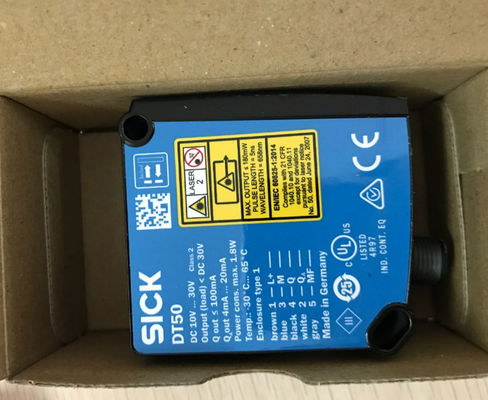SICK DT50-P1113 लेजर दूरी सेंसर Dx50 एलसी डिस्प्ले, 2 X एलईडी