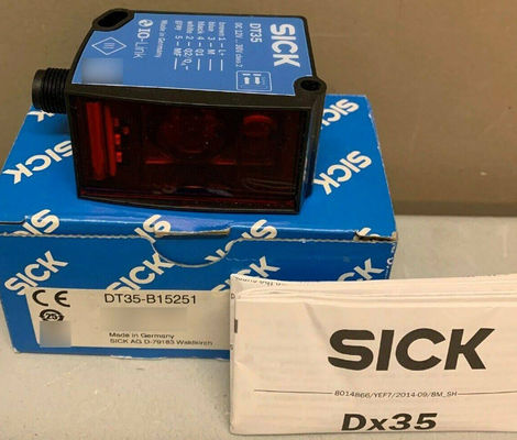 SICK DT35-B15251 लेजर दूरी सेंसर Dx35 पुरुष कनेक्टर M12, 5-पिन