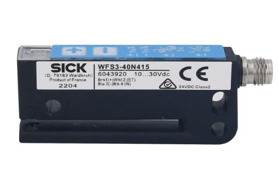 SICK WFS3-40N415 फोर्क सेंसर WFS 20 ms आरंभिकरण समय प्रकाश/अंधेरा स्विचिंग