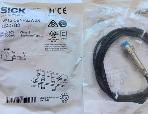 SICK IME12-08NPSZW2S प्रेरक निकटता सेंसर IME आपूर्ति वोल्टेज 10 V DC-30 V DC