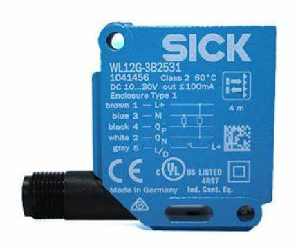 औद्योगिक अनुप्रयोगों के लिए SICK WL12G-3B2531 आयताकार फोटोइलेक्ट्रिक सेंसर