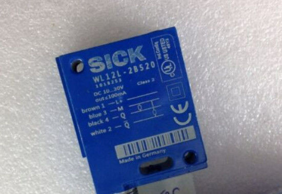 SICK WL12L-2B520 फोटोइलेक्ट्रिक सेंसर W12 कनेक्शन पुरुष कनेक्टर M12 5-पिन