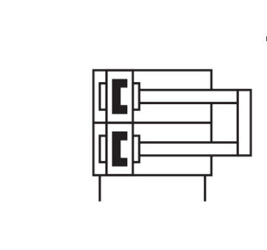 Festo DGST-16-40-PA मिनी स्लाइड 16 मिमी पिस्टन व्यास 6 बार पर उच्च बल 241 N