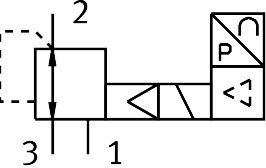 Festo MPPE-3-1/8-6-420-B आनुपातिक दबाव नियंत्रण वाल्व वायवीय कनेक्शन G1/2
