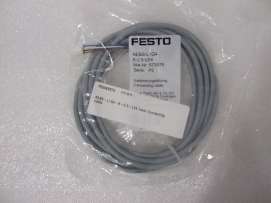 लेबल धारक के साथ Festo कनेक्टिंग केबल NEBS-L1G4-K-2.5-LE4