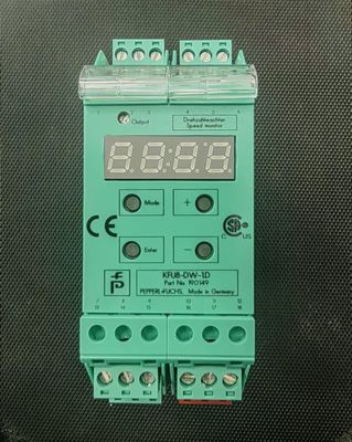 पीपरल + फक्स रोटेशन स्पीड मॉनिटर KFU8-DW-1.D ≤ 10 हर्ट्ज स्विचिंग फ्रीक्वेंसी और 0.3 मिमी लक्ष्य आकार के साथ