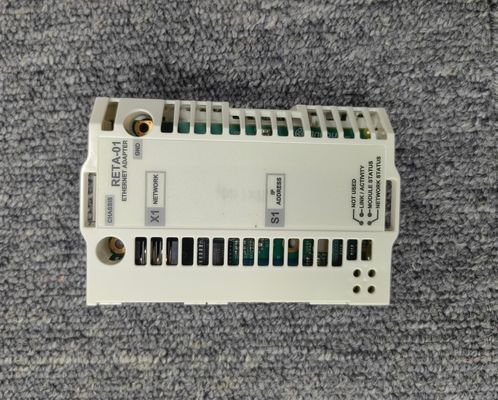 ABB RETA-01R-सीरीज RETA-01 दो संचार प्रोटोकॉल का समर्थन करने वाला एक-पोर्ट ईथरनेट एडाप्टर मॉड्यूल है