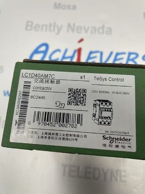 Schneider Electric TeSys D Contactor LC1D40AM7C 0I12 छूट अनुसूची 3.2 औद्योगिक अनुप्रयोगों के लिए एक इनपुट करंट