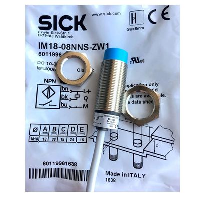 SICK IM18-08NNS-ZW1 निकटता स्विच सेंसर M30 x 1.5 धागा आकार के साथ अपनी औद्योगिक प्रक्रियाओं का अनुकूलन करें