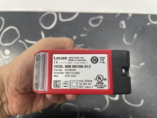 Leuze ODSL 96B M/C66-S12 सटीक दूरी माप के लिए ऑप्टिकल दूरी सेंसर