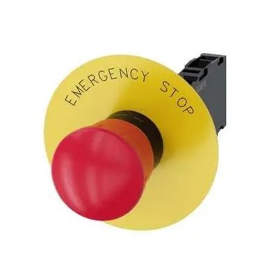 SIEMENS 3SU1100-1HB20 1FH0 आपातकालीन स्टॉप मशरूम बटन