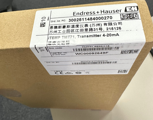 Endress Hauser iTEMP TMT71-10W1/1J5 तापमान ट्रांसमीटर