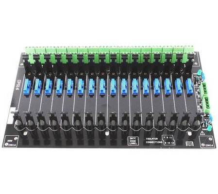 MTLCPS16 (CPS16) 16-तरफा बैकप्लेन स्क्रू-क्लैम्प कनेक्टर