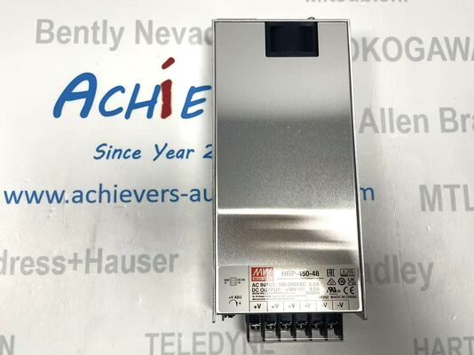 औसत अच्छी तरह से HRP-450-48 48Vdc 9.5A पीएफसी बिजली की आपूर्ति 8 एनालॉग आउटपुट कॉम्पैक्ट 100 मिमी x 100 मिमी x 100 मिमी आकार