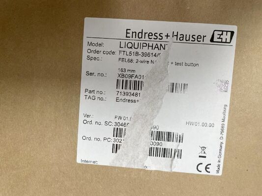 Endress Hauser FTL51B-3961/4 तरल अनुप्रयोगों के लिए उच्च-प्रदर्शन वाइब्रॉनिक स्तर स्विच