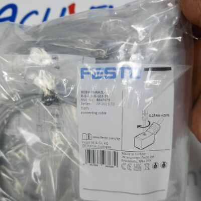 Festo NEBV-Z4WA2L-R-E-2 सोलेनोइड वाल्व कनेक्टिंग केबल