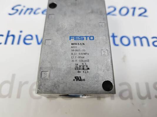 Festo MFH-5-1/4 पायलट पपप सोलेनोइड वाल्व