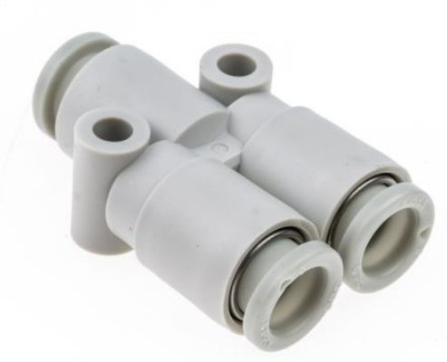 SMC KQ2U06-00A फिटिंग, यूनियन Y, KQ2 फिटिंग ऑपरेटिंग दबाव रेंज −100 KPa से 1 MPa