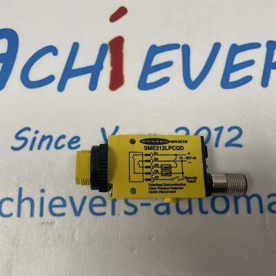 बैनर SME312LPCQD उच्च प्रदर्शन ध्रुवीकृत रेट्रोरिफ्लेक्टिव फोटोइलेक्ट्रिक सेंसर