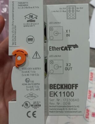 Beckhoff EK1100 EtherCAT युग्मक