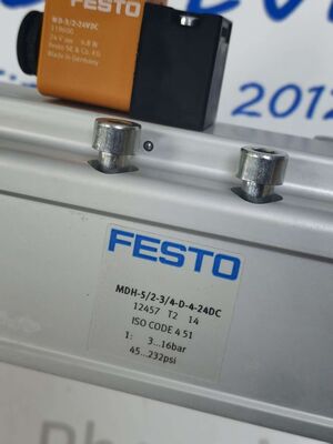 FESTO MDH-52-34-D-4-24DC सोलेनोइड वाल्व, 24VDC वाल्व कॉइल विधानसभा